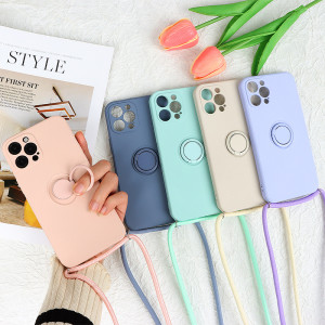 Mobile Phone Case With Magnetic Suction Cord Is Suitable For Rope Soft Protective Case