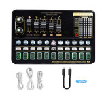 Live Broadcast Sound Card Set With Condenser Microphone