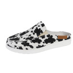 Women's Leopard Print Semi-support Slip-on Shoes