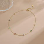 Five-colored Titanium Steel Bracelet Women's Delicate And Light Luxury