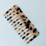 Anti-Static Headwear Marbled Leopard Print Hairdressing Comb