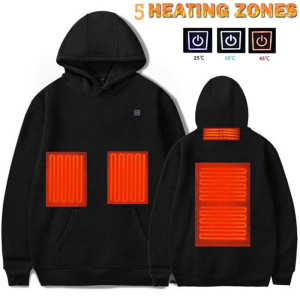 Fashion Personality Men's USB Heating Sweater Warm