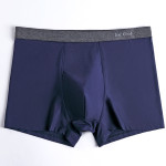 Printed Hollowed Out Mesh Breathable U Convex Boxer Briefs