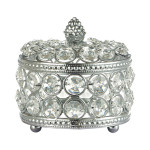 European Style Crystal Jewelry Box Iron Plating