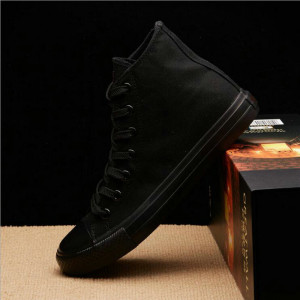 Classic high-top canvas shoes