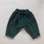 Boys And Girls Thick Striped Velvet Casual Thickened Radish Pants