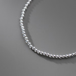 925 Sterling Silver Bracelet Full Light Bead Beads