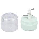 Mini Electric Garlic Chopper Large Capacity Powerful Motor 304 Stainless Steel Food Processor 250ml Green 