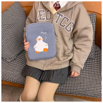 Cartoon Cute Duck Embroidery Ins Niche Design Tablet Case