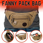 Fanny Pack Men Women Waist Belt Bag Purse Hip Pouch Travel Sport Bum Chest Bag