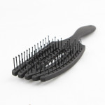 Hollow square eight-claw curved black comb