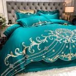 Ice Silk Quilt Sets Bed Sheets Bedding Four-piece Set