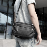 Men's Casual Leather Shoulder Bag