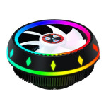 Silent RGB LED Air CPU Cooler Fan Desktop Computer Heatsink Radiato Colorful Cooling For Intel 115X AMD