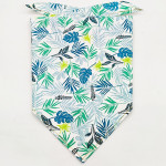 Fruit Green Leaf Pet Scarf Drool Towel