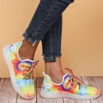 Tiedyed Flying Mesh Casual Sneakers