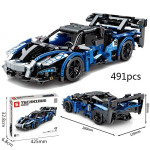 High Difficulty Racing Roadster Compatible With Power Mechanical Building Blocks