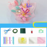 38 Women's Day Children's Handmade Bouquet Diy Materials Made For Girls