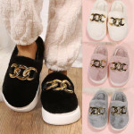 Bunny Hair Baotou Plush Warm Home Slippers