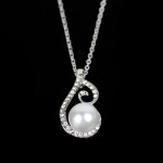 Foreign Bride Rhinestone Diamond Pearl Drop Two Necklace Jewelry Set Europe Party Dress Earrings Jewelry