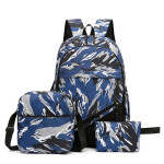 Fashion Personality Canvas Camouflage Multi-pocket Backpack