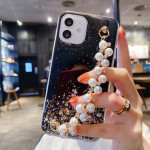 Star Sky Gold Foil Drip Gel Mobile Phone Case