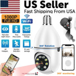 1080P IP E27 Light Bulb Camera Wi-Fi IR Night Smart Home Wireless Security