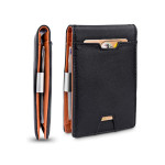 Men's Genuine Leather Carbon Fiber Wallet With Multiple Card Slots