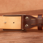 Ethnic Style Carved Leather Belt Head Layer Cowhide Personality Smooth Buckle