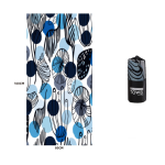 Printed Swim Microfiber Beach Towel