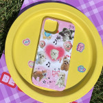 Retro Japanese Dog Cat Couple Film All-inclusive Phone Case