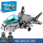 Building Block Aircraft Military Series Large Transport Assembly Toys