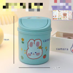 Desktop Trash Can Desk Organizer Bucket Office Mini Bear Trash Can