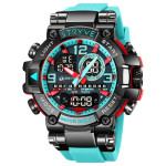 New Sports Colorful Luminous Electronic Waterproof Watch Multifunctional Student Watch