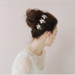 European style exquisite handmade jewelry bride bride wedding dress headdress hairpin leaves wedding jewelry accessories