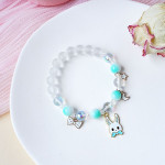 Women's Fashion Temperament Cute Cat Crystal Beads String