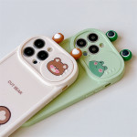 Super Cute Cartoon Cute Little Animal Push And Pull Lens Mobile Phone Case