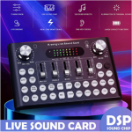 English Version Live Sound Card Microphone Set Full Set