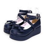 Low Heel Platform Platform Princess Shoes With Lolita Bow