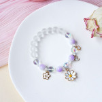 Women's Fashion Temperament Cute Cat Crystal Beads String