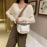 One Shoulder Crossbody Soft Leather Casual Saddle Bag