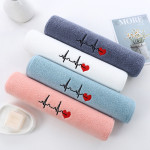 Thickened Absorbent Cotton Embroidered Towel