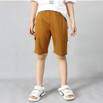 Summer New Boys' Cotton Casual Overalls Shorts