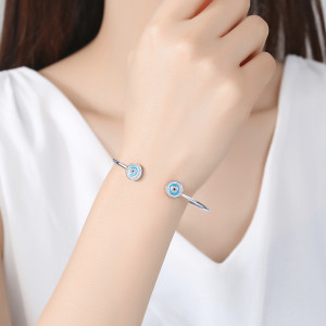 Women's Opening Bracelet Silver Jewelry