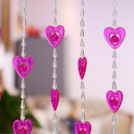 Household Plastic Crystal Acrylic Door Chain Decoration