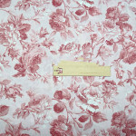 Rose Flower Cotton Twill Print Fabric