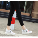 Women's high-top canvas shoes