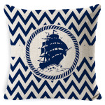 Sofa Living Room Ocean Pattern Pillow