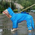 Dog Raincoat Medium Large Dog Four-leg All-inclusive Waterproof Rainy Day Clothes