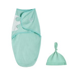 Cotton Baby Towel Anti-startle Swaddling Sleeping Bag Containing Beanie